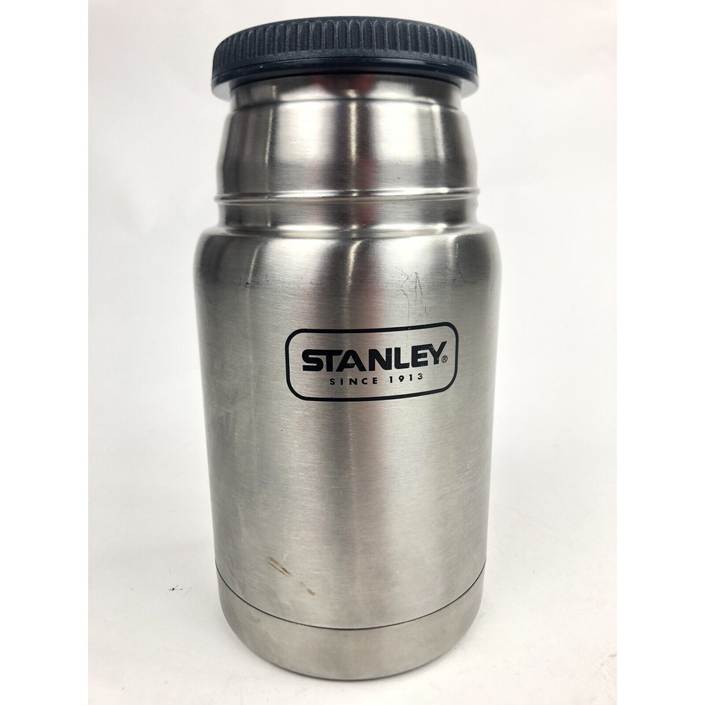 Stanley stainless steel thermos 24 Ounce. Silver Black
